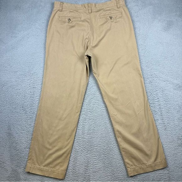 Eddie Bauer Pants Mens 35x32 Beige Khaki Heritage Washed Chino Straight Leg - Picture 4 of 14